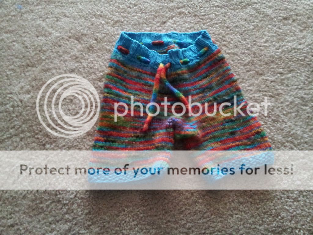 MM yarn, knit shorties MM yarn, knit shorties