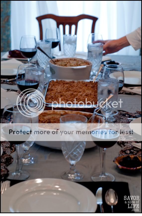 Thanksgiving table