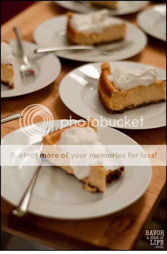 pumpkin pie cheesecake