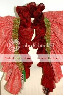 amberkane,fabricatedends,textile,scarf,woven,red,green,brown,tan,christmas gift